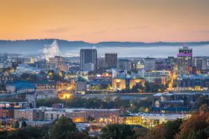 Chattanooga, Tennessee skyline.