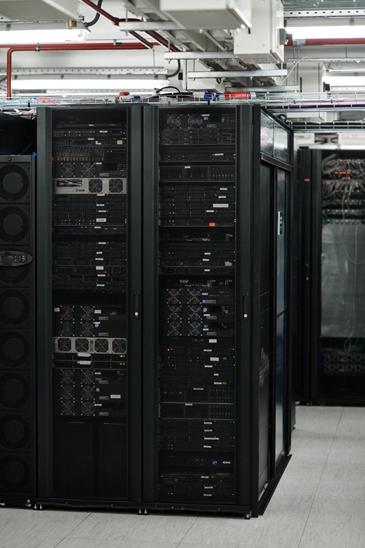 Inside a data center