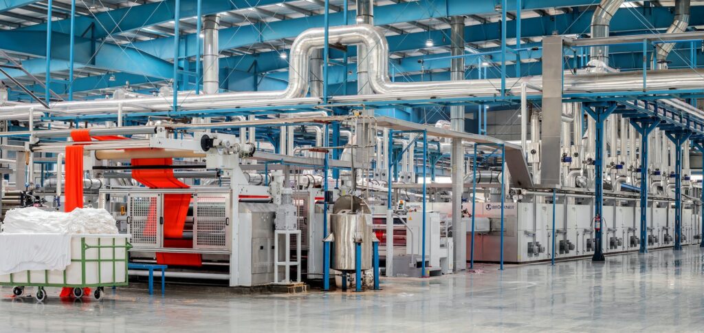 Directional control valve manifolds in industrial setting